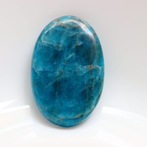 Big Size Apatite Cabochon, Blue Apatite Pocket Stone, Crystal Healing Cabochon, Healing Stone, High Quality Ethical Crystals, Loose Stone.