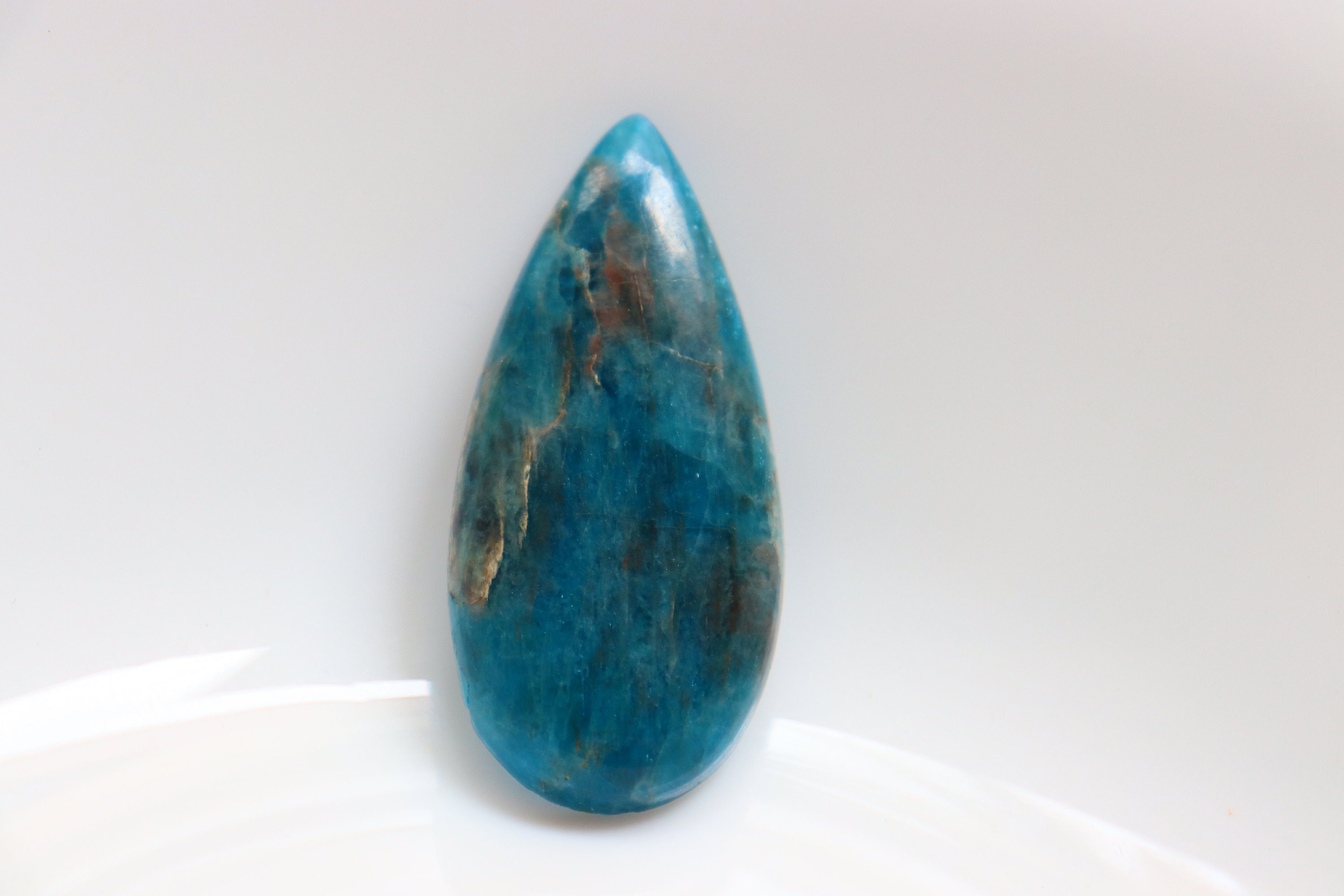 Big Size Apatite Cabochon, Blue Apatite Pocket Stone, Crystal Healing Cabochon, Healing Stone, High Quality Ethical Crystals, Loose Stone.
