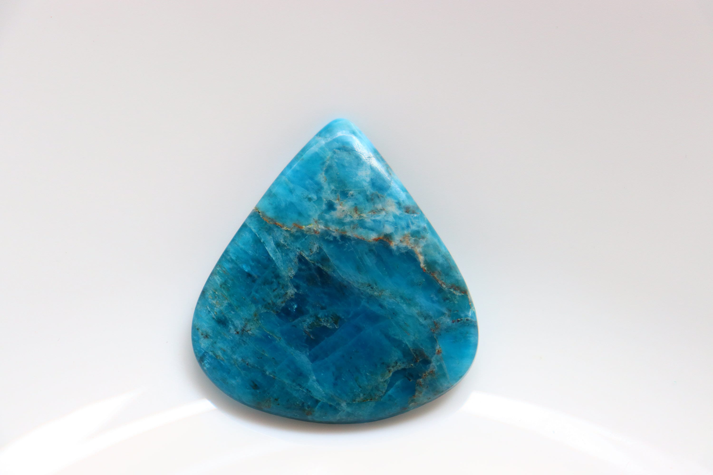 Big Size Apatite Cabochon, Blue Apatite Pocket Stone, Crystal Healing Cabochon, Healing Stone, High Quality Ethical Crystals, Loose Stone.