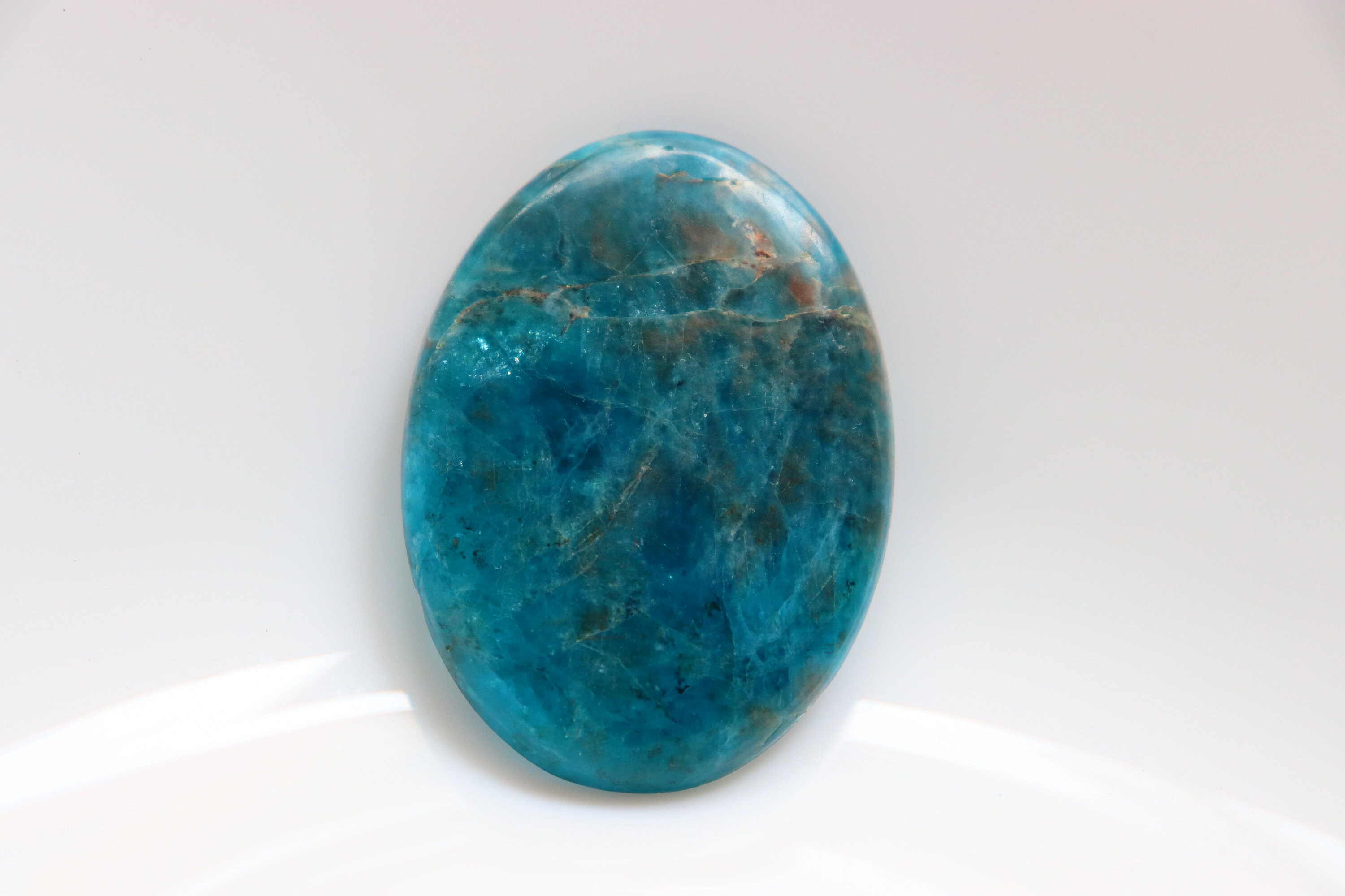 Big Size Apatite Cabochon, Blue Apatite Pocket Stone, Crystal Healing Cabochon, Healing Stone, High Quality Ethical Crystals, Loose Stone.