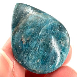 Blue Apatite Cabochon , Crystal Gemstone