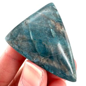 Blue Apatite Cabochon , Crystal Gemstone