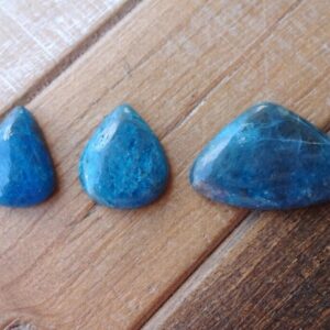 Blue Apatite Cabochon, Blue Apatite Loose Gemstone, Flat Back Cabochon, Gemstone Cabochon, Apatite Cabochon