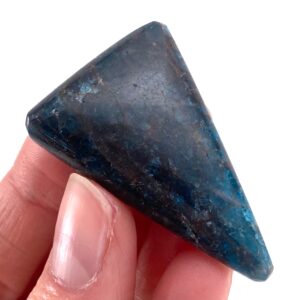 Blue Apatite Cabochon | Madagascar Crystal (43 X 27 Mm)