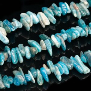 12-24x3-5MM Blue Apatite Beads Stick Pebble Chip Grade A Genuine Natural Gemstone Loose Beads 15" / 7.5“ Bulk Lot Options (111250) 12-24x3-5MM Blue Apatite Beads Stick Pebble Chip Grade A Genuine Natural Gemstone Loose Beads 15" / 7.5“ Bulk Lot Options (111250)