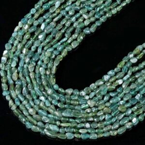 6-8MM Natural Green Apatite Gemstone Pebble Nugget Loose Beads BULK LOT 1,2,6,12 and 50 (D186) 6-8MM Natural Green Apatite Gemstone Pebble Nugget Loose Beads BULK LOT 1,2,6,12 and 50 (D186)