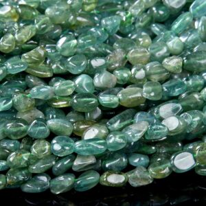 6-8mm Natural Green Apatite Gemstone Pebble Nugget Loose Beads (d186) 6-8mm Natural Green Apatite Gemstone Pebble Nugget Loose Beads (d186)