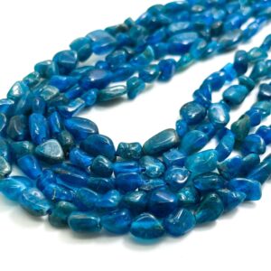 Blue Apatite Beads, Natural Apatite Small Nugget Polished Pebble Gemstone Beads - Pgs151 Blue Apatite Beads, Natural Apatite Small Nugget Polished Pebble Gemstone Beads - Pgs151