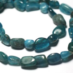 Fil 39cm 57pc Environ - Perles Pierre Apatite Olives Nuggets 5-10mm Bleu Vert Turquoise Fil 39cm 57pc Environ - Perles Pierre Apatite Olives Nuggets 5-10mm Bleu Vert Turquoise