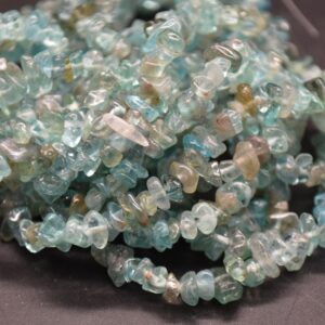 Light Apatite Gemstone Chips Nuggets Beads - 5mm - 8mm, 32" Strand Light Apatite Gemstone Chips Nuggets Beads - 5mm - 8mm, 32" Strand