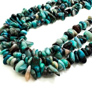Natural Blue Apatite Chip Beads: Gemstone Jewelry Making (5-12mm) - Pgs116 Natural Blue Apatite Chip Beads: Gemstone Jewelry Making (5-12mm) - Pgs116