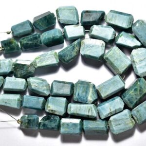 Natural Apatite Dusty Nugget Beads - 7 inches - Natural Teal Blue Apatite Faceted Nuggets,Rare Apatite,Opaque Apatite,Size is 11-13mm #84 Natural Apatite Dusty Nugget Beads - 7 inches - Natural Teal Blue Apatite Faceted Nuggets,Rare Apatite,Opaque Apatite,Size is 11-13mm #84