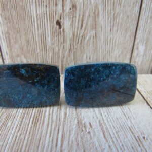 Apatite Cufflinks Gemstone Cuff links Crystal Wedding CL90