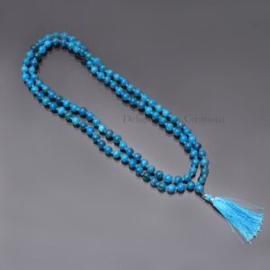 ON SALE Natural APATITE 108 Beads Mala Necklace, 8mm Round Beads, Hand knotted Beads Tassel Necklace, Meditation Mala, Wrap Mala Necklace ON SALE Natural APATITE 108 Beads Mala Necklace, 8mm Round Beads, Hand knotted Beads Tassel Necklace, Meditation Mala, Wrap Mala Necklace