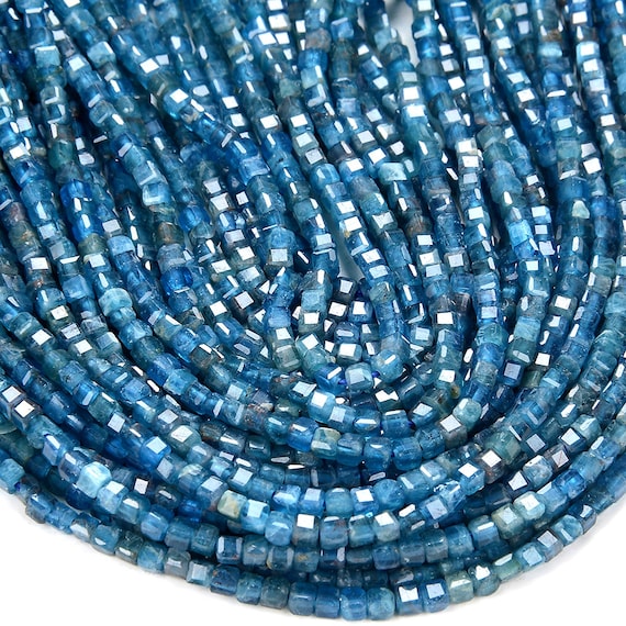 2mm Natural Apatite Gemstone Grade Aaa Micro Faceted Diamond Cut Cube Beads 15.5 Inch Full Strand Bulk Lot 1,2,6,12 And 50 (80009236-p43)
