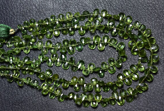 Super Quality Green Apatite Pear Beads - 9 Inches - Beautiful Natural  Faceted Apatite Pear Briolette - Size Is 3x6 - 5x7 Mm #2442