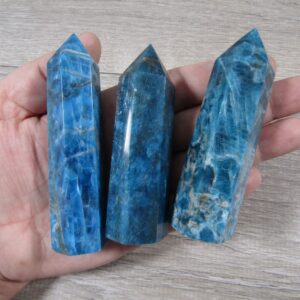Blue Apatite Obelisk 2-3 Oz // Tower // Altar Decor