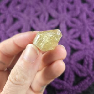 Yellow Apatite Crystal Point Stones Golden Crystals Terminated Gemmy Solar Plexus Chakra Wrappable