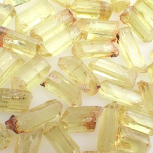 Yellow Apatite Crystal Point Raw Gem Stone From Mexico Specimen Crystals Gift Structure Minerals