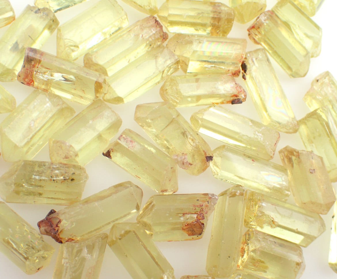 Natural Yellow Apatite Crystal: Mexico Raw Stone For Jewelry Making