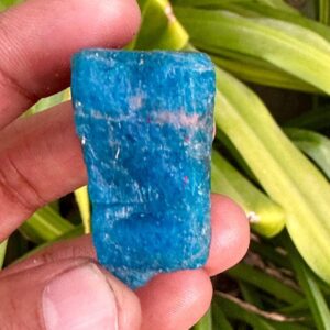 Raw Blue Apatite Crystal, Healing Gemstone, Tiny Size