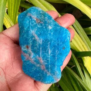 Raw Blue Apatite Crystal, Natural Reiki Healing Stone