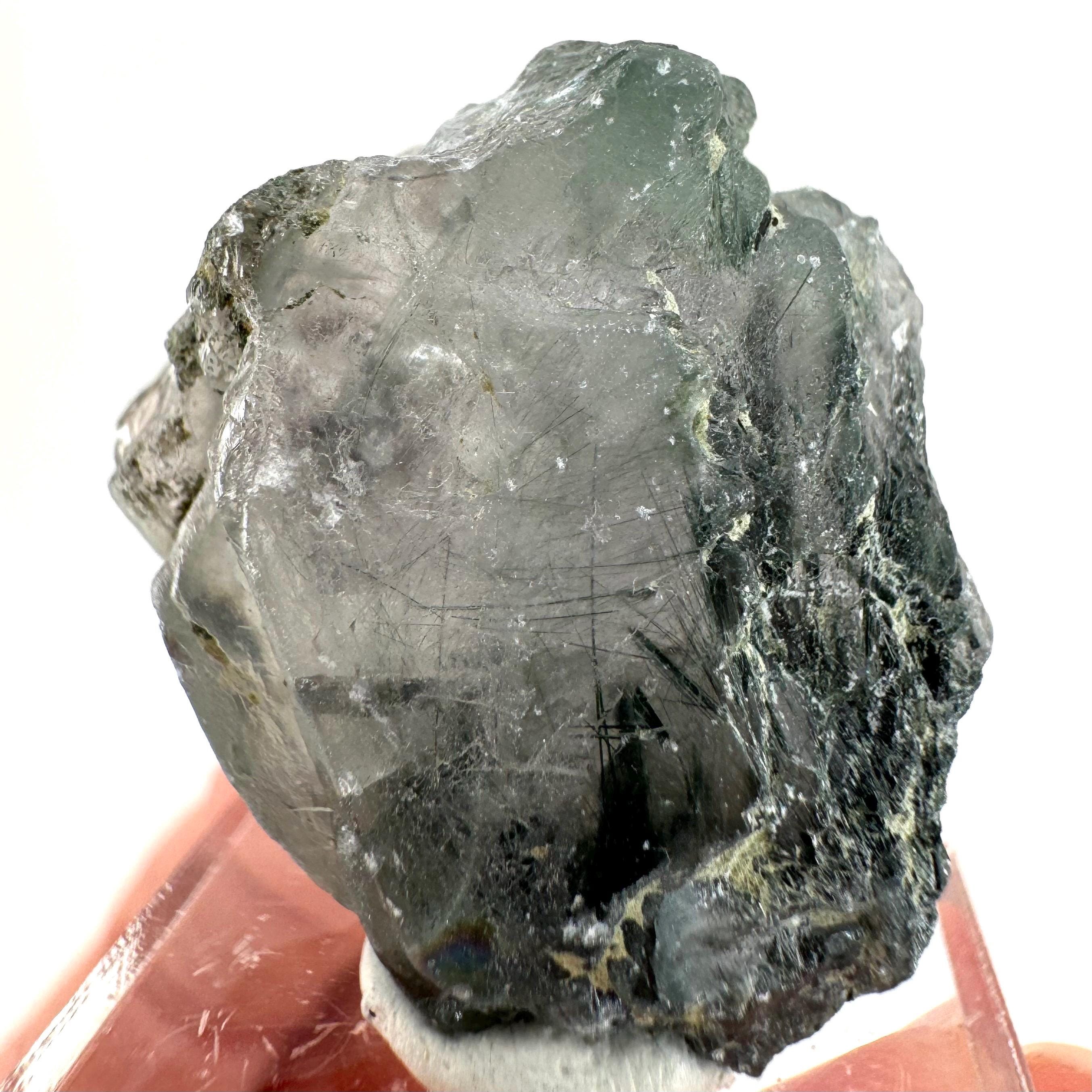 Fluorapatite With Actinolite Inclusions (pakistan) | Terminated Apatite Crystal, Mineral Specimen, Rare Crystals Fluorapatite With Actinolite Inclusions (pakistan) | Terminated Apatite Crystal, Mineral Specimen, Rare Crystals