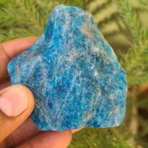 Natural Blue Apatite Aaa Quality Raw: Untreated Marvellous Big Rough Apatite Specimen Energy Stone