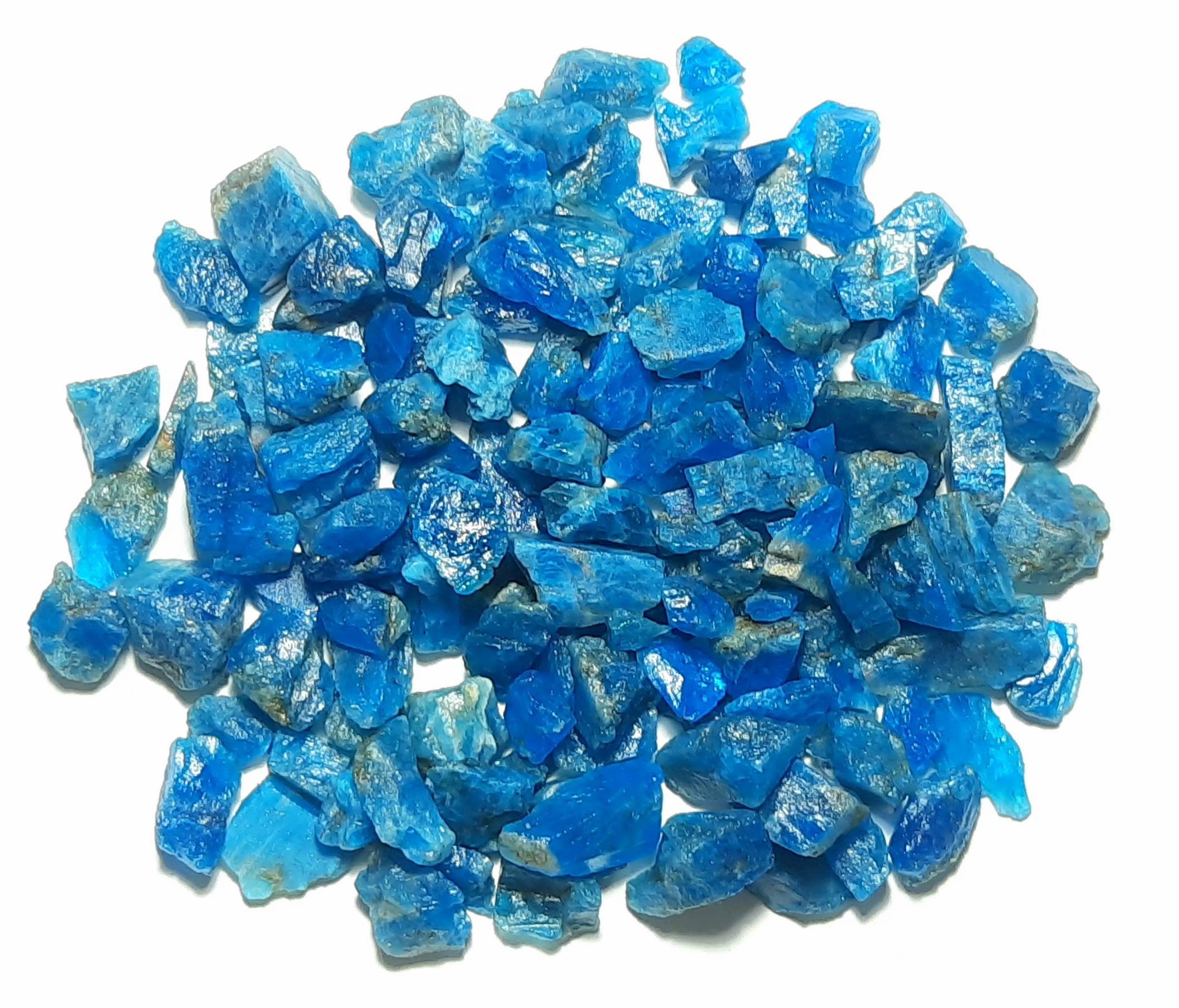 Natural Apatite Rough Gemstone: Raw Crystal Specimens Slices Slab Rock Chunk Mineral