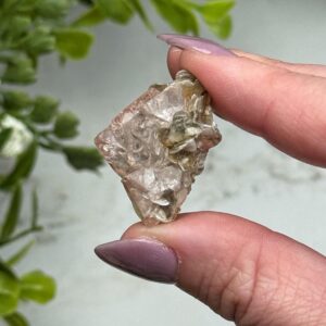 Pink Apatite With Muscovite , 9g , - #6 (raw Crystal Specimen, Heart Chakra, Healing Stone, Love)