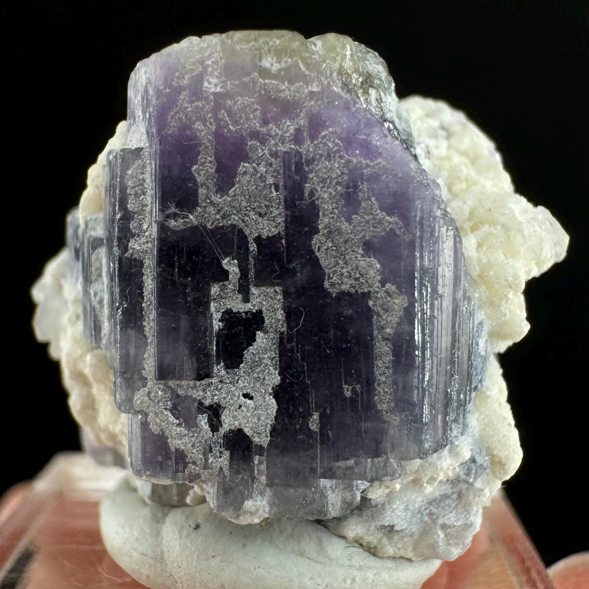 Purple Fluorapatite Crystal | Mineral Specimen