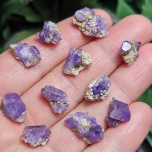 Purple Apatite - Fluorapatite Cluster - Purple Apatite Crystal - Raw Apatite Crystal - Purple Apatite Stone - Apatite Crystal