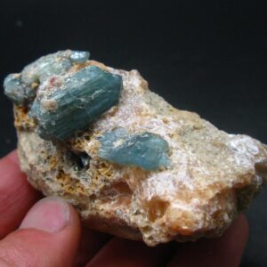 Rare Blue Apatite Cluster From Russia - 3.1" - 136 Grams