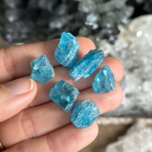 Small Raw Apatite Gem • ~0.25–0.5” • Natural Crystal Specimen
