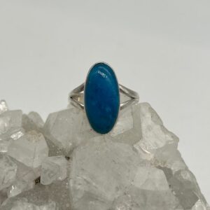 Blue Apatite Ring, Size 10 1/2 Blue Apatite Ring, Size 10 1/2