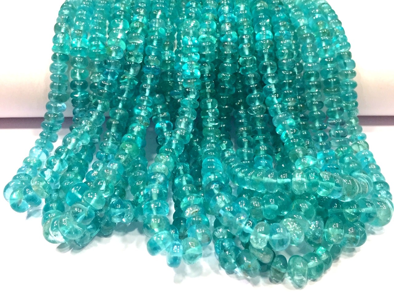 Natural Sky Apatite Smooth Rondelle Beads Gorgeous Blue Apatite Gemstone Beads Smooth Apatite Strand Beads Jewelry Making Beads Top Quality. Natural Sky Apatite Smooth Rondelle Beads Gorgeous Blue Apatite Gemstone Beads Smooth Apatite Strand Beads Jewelry Making Beads Top Quality.