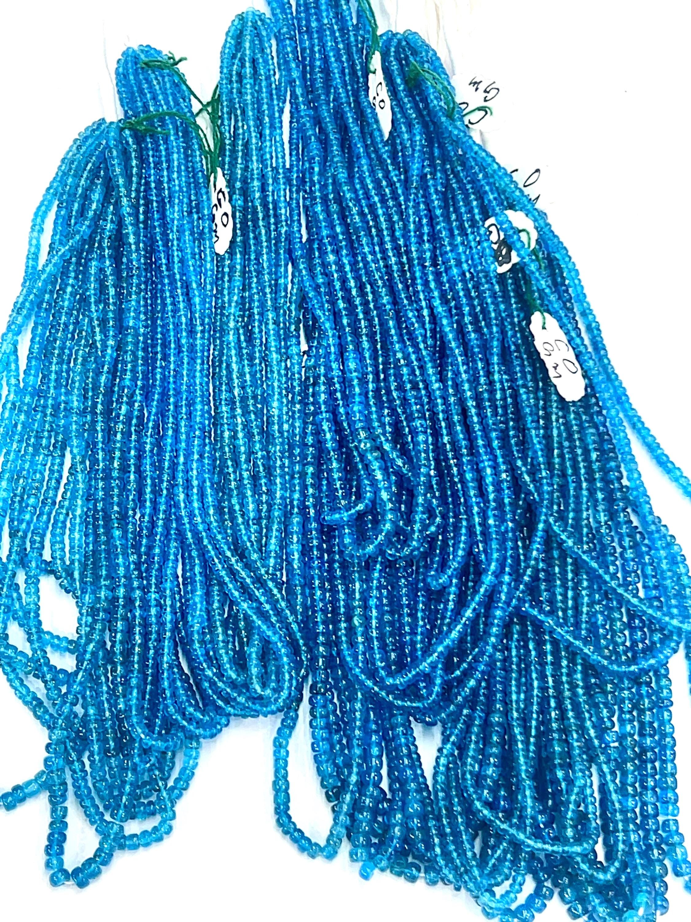Neon Blue Apatite Rondelle Beads: Smooth Gemstone Strand, 14 Inch
