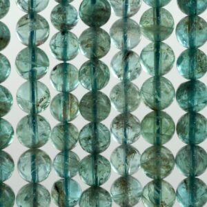 3-4mm Aqua Blue Apatite Gemstone Green Blue Grade Aaa Round Loose Beads 16 Inch Full Strand (90142799-831)