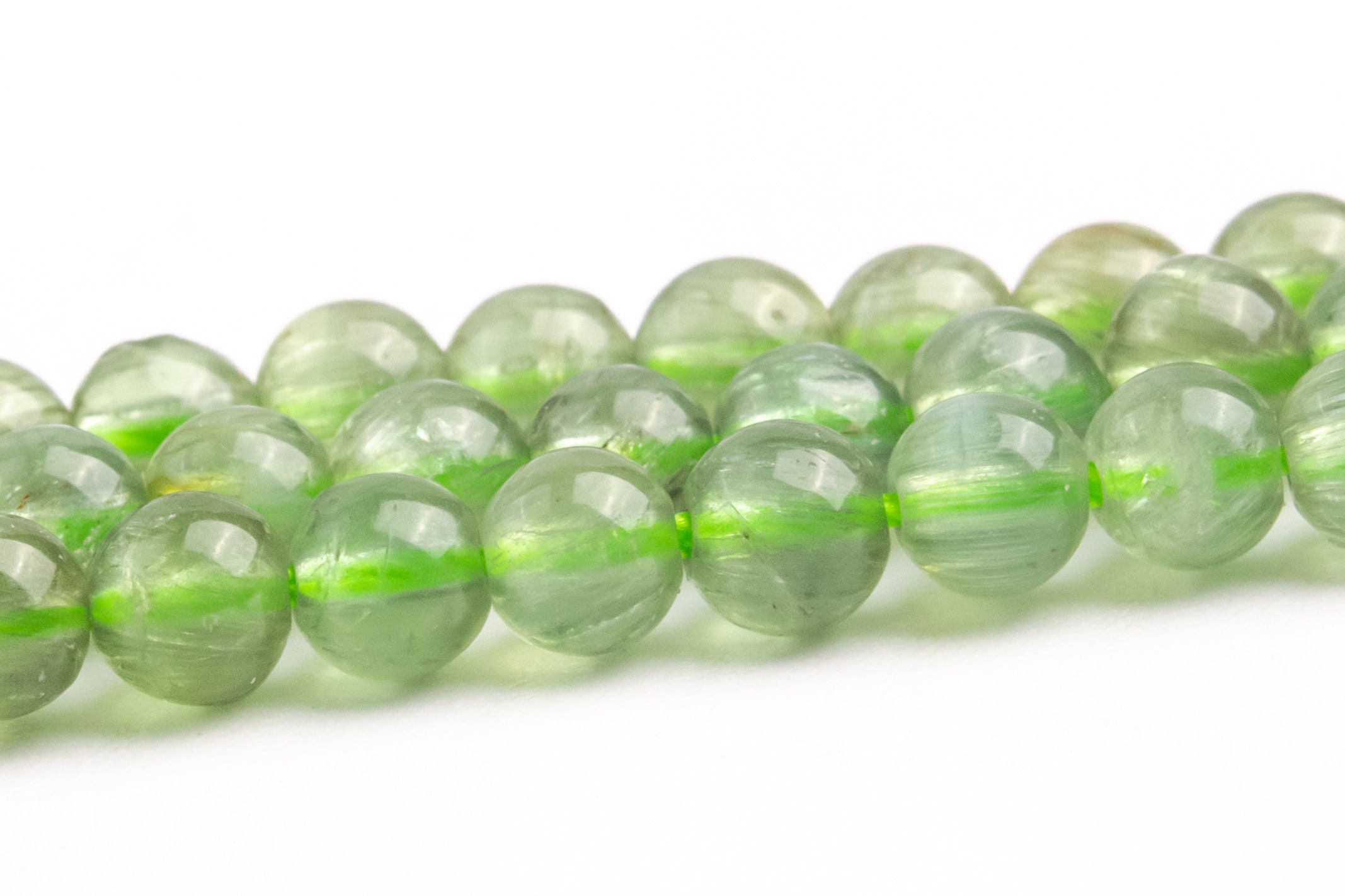4mm Transparent Green Apatite Beads Grade Aaa+ Genuine Natural Gemstone Round Loose Beads 15" / 7.5" Bulk Lot Options (123683)