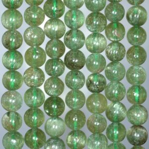6mm Green Apatite Gemstone Grade A Round Loose Beads 15.5 Inch Full Strand (80000904-a166)
