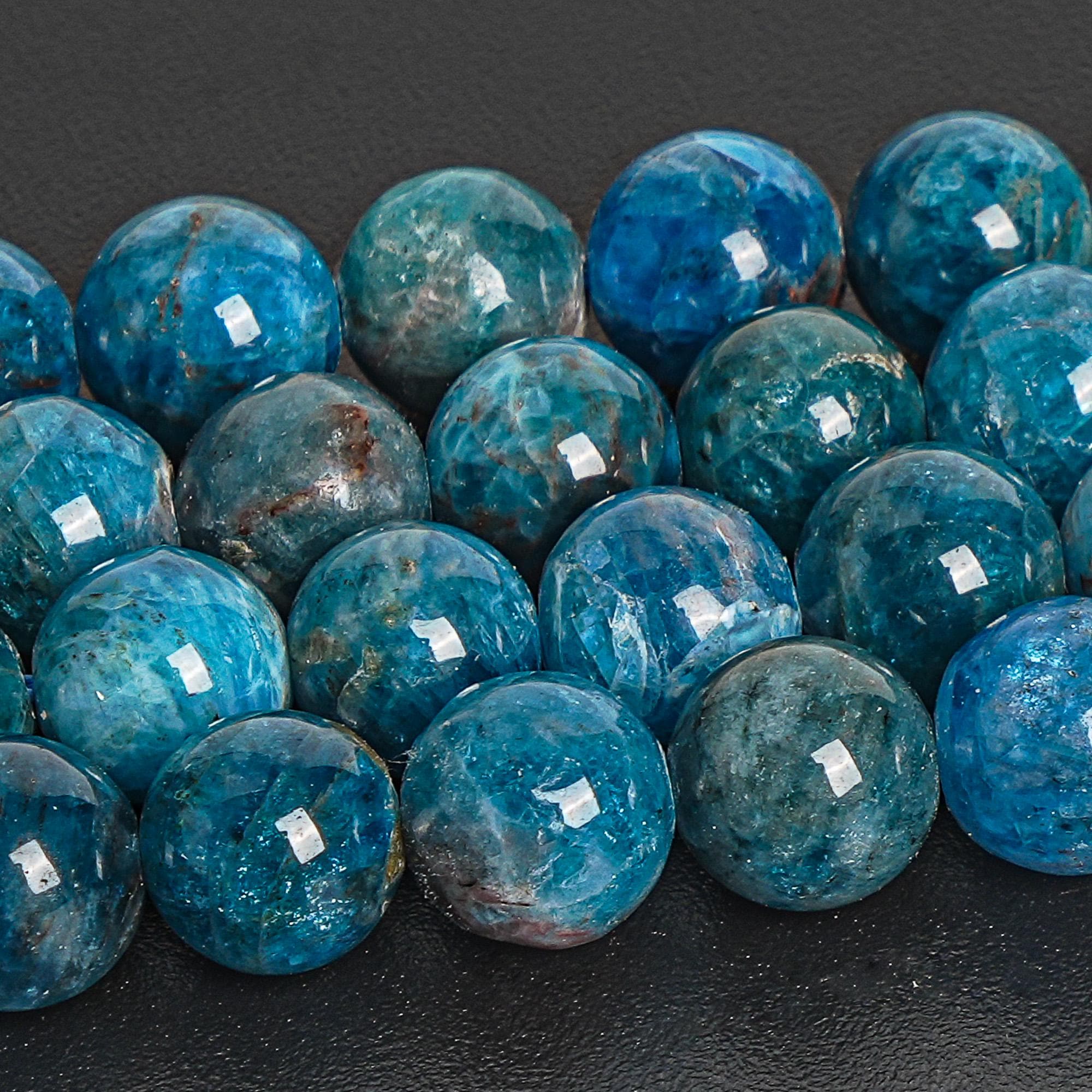 Blue Apatite Beads Genuine Natural Gemstone Round Loose Beads 6mm 8mm Bulk Lot Options Blue Apatite Beads Genuine Natural Gemstone Round Loose Beads 6mm 8mm Bulk Lot Options