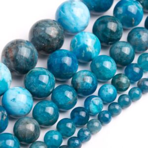 Blue Apatite Beads Genuine Natural Grade A Gemstone 4mm 6mm 8mm 10mm 12mm Round Loose Beads Blue Apatite Beads Genuine Natural Grade A Gemstone 4mm 6mm 8mm 10mm 12mm Round Loose Beads