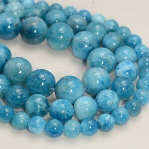 Genuine Natural Ocean Blue Apatite "larimar Tone" Gemstone Grade Aaa 5mm 6mm 7mm 8mm 9mm10mm 11mm 12mm Round Loose Beads (a232) Genuine Natural Ocean Blue Apatite "larimar Tone" Gemstone Grade Aaa 5mm 6mm 7mm 8mm 9mm10mm 11mm 12mm Round Loose Beads (a232)