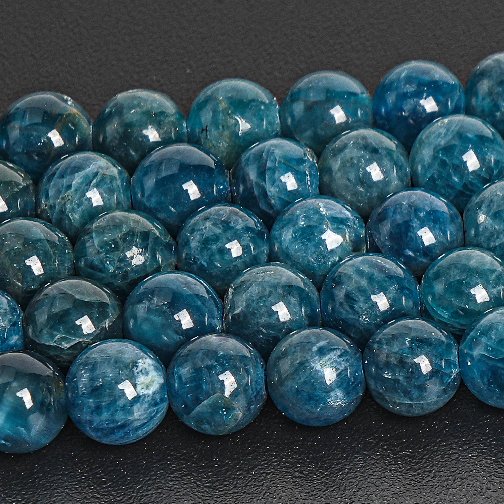 Green Blue Apatite Beads Genuine Natural Grade Aa Gemstone Round Loose Beads 5mm 6mm 7mm Bulk Lot Options