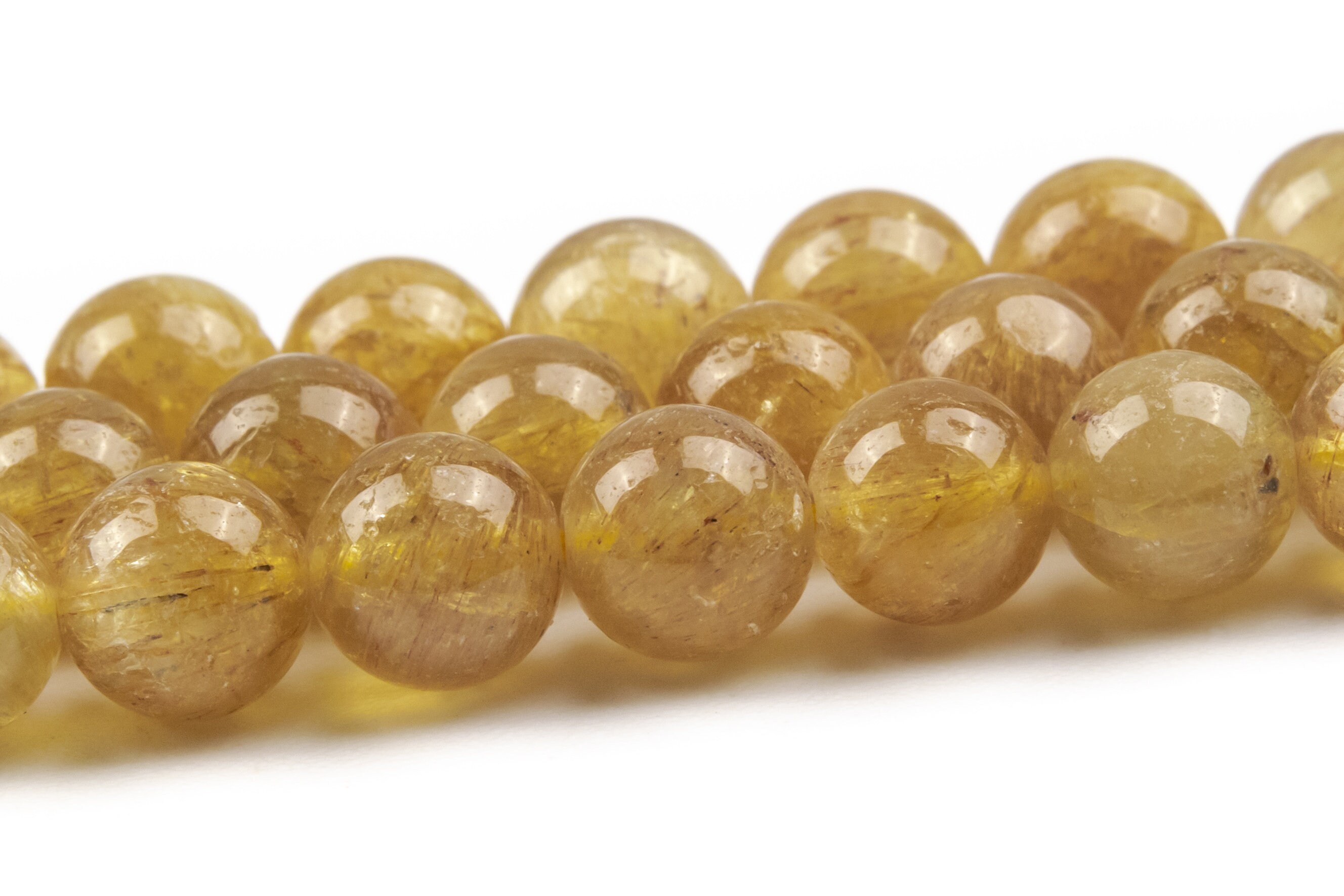 Yellow Brown Apatite Beads Genuine Natural Grade Aaa Gemstone Round Loose Beads 6mm 9mm Bulk Lot Options