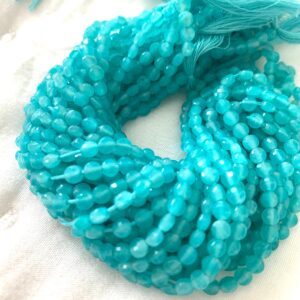 Apatite Aqua Chalcedony Mini Coins Apatite Aqua Chalcedony Mini Coins