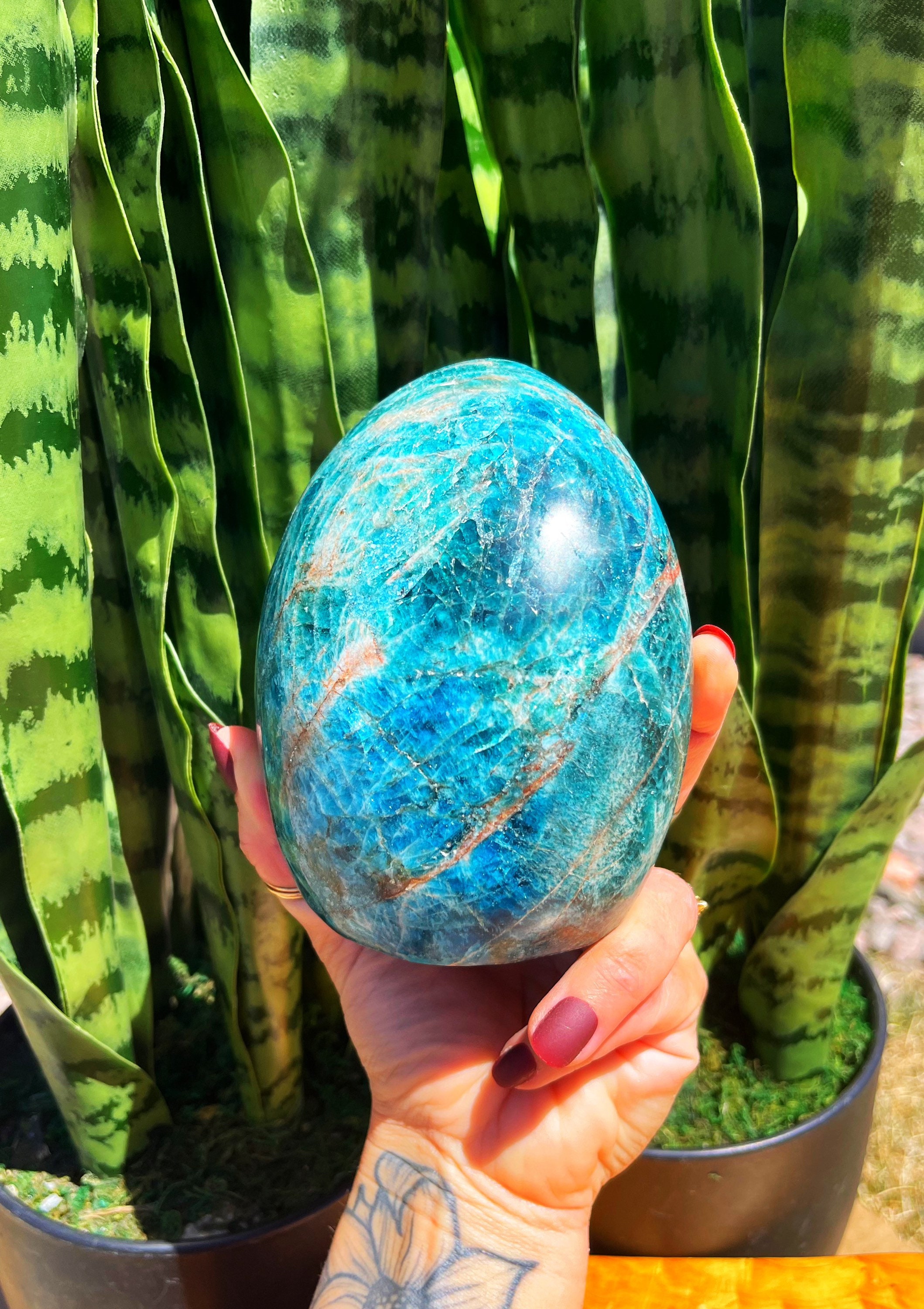 Blue Apatite Crystal Free Form - For Intuition And Health Goals - Blue Apatite Crystal - Crystal Free Form Blue Apatite Crystal Free Form - For Intuition And Health Goals - Blue Apatite Crystal - Crystal Free Form