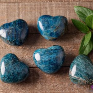 Blue APATITE Crystal Heart - Self Care, Mom Gift, Home Decor, Healing Crystals and Stones, E0560