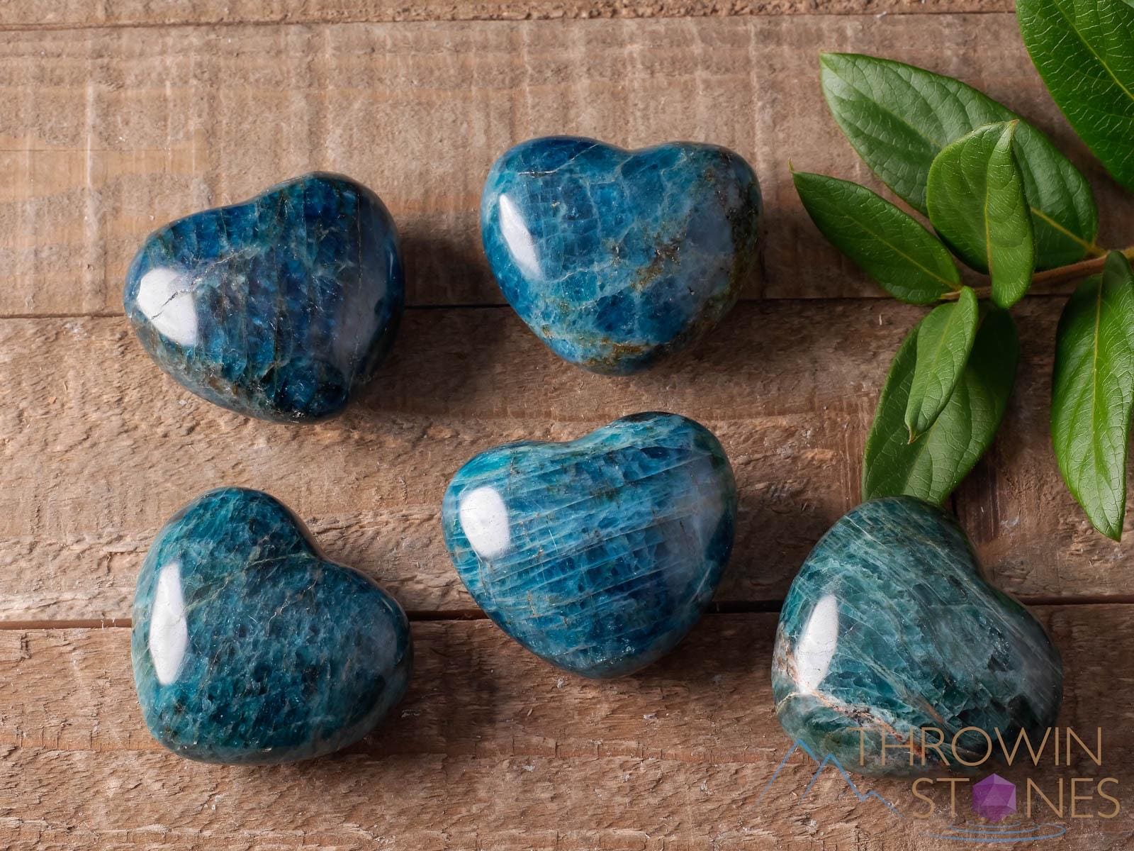 Blue Apatite Crystal Heart - Self Care, Mom Gift, Home Decor, Healing Crystals And Stones, E0560 Blue Apatite Crystal Heart - Self Care, Mom Gift, Home Decor, Healing Crystals And Stones, E0560