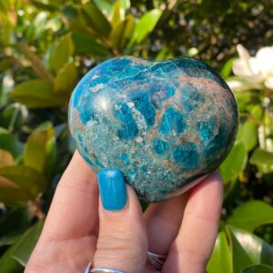 Blue Apatite, Blue Apatite Heart Blue Apatite, Blue Apatite Heart